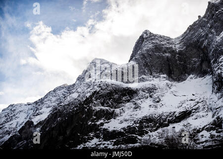 Mountains Close To The Town Of Andalsnes, Norway Stock Photo