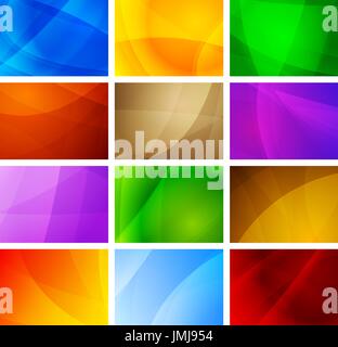 Set of vibrant simple backdrops. Eps 10 vector illustration Stock Photo ...