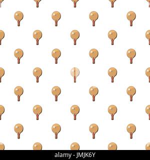 Racket for playing table tennis pattern Stock Vector