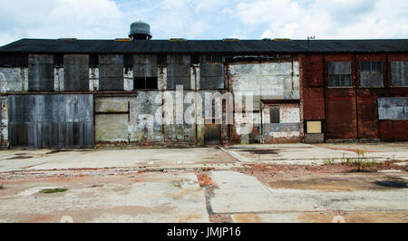 Abandoned Factory Building Detroit Michigan USA Stock Photo