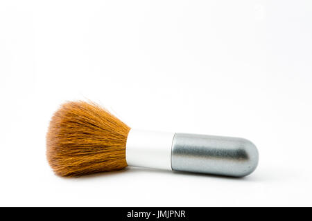 makeup brush for powder isolated on white background Stock Photo