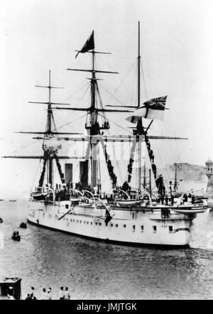 The ironclad ship HMS Alexandra Stock Photo - Alamy