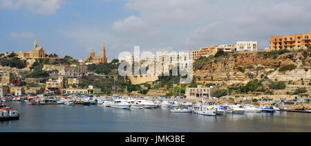 Mgarr harbour,Gozo,Malta. Stock Photo