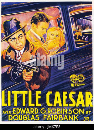 LITTLE CAESAR 1931 Warner Bros film with Edward G. Robinson and Glenda Farrell Stock Photo