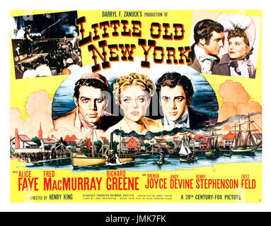 LITTLE OLD NEW YORK  1940 20th Century Fox film Stock Photo