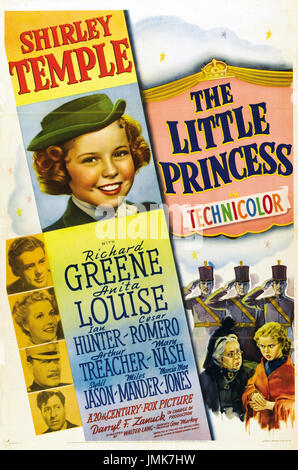 THE LITTLE PRINCESS 1939 20th Century Fox film with Shirley Temple Stock Photo