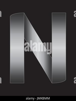 rectangular bent metal font - letter K Stock Vector Image & Art - Alamy