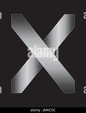 rectangular bent metal font - letter C Stock Vector Image & Art - Alamy
