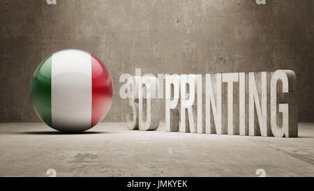 High Resolution 3d Printing Concept Stock Photo