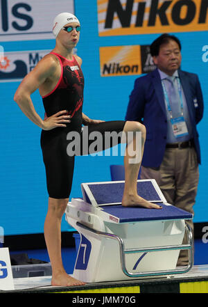 Budapest, Hungary. 27th July, 2017. 17th FINA World Championships 2017 Hungarian Kainka Hosszu 3rd in the 200 butterfly at Duna Arena in Budapest, Credit: Laurent Lairys/Agence Locevaphotos/Alamy Live News Stock Photo