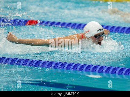 Budapest, Hungary. 27th July, 2017. 17th FINA World Championships 2017 Hungarian Kainka Hosszu 3rd in the 200 butterfly at Duna Arena in Budapest, Credit: Laurent Lairys/Agence Locevaphotos/Alamy Live News Stock Photo