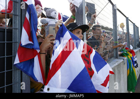 Budapest, Hungary. 27th July, 2017. Motorsports: FIA Formula One World Championship 2017, Grand Prix of Hungary, Credit: dpa/Alamy Live News Stock Photo