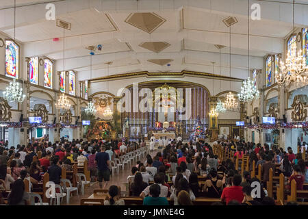 Immaculate Conception, Catholic Parish church, Angeles City, Philippines Stock Photo