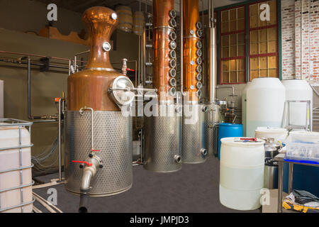 Microbrewery Distillery Still Stock Photo