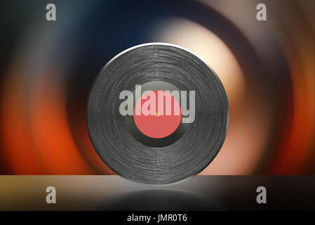 3d rendering black vinyl record isolated 11048701 PNG