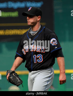 10 July, 2010: Atlanta Braves closing pitcher Billy Wagner (13) pitches  during MLB action as the Braves defeat the Mets 4-0 at Citi Field in  Flushing, N.Y. (Credit Image: © Will Schneekloth/Southcreek