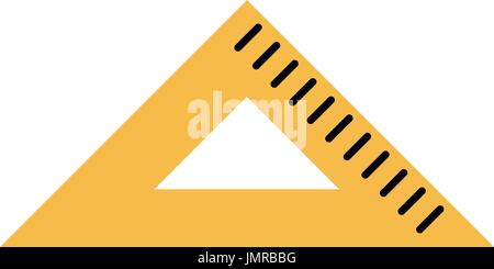 triangle ruler icon image  Stock Vector