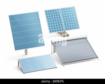 Solar panels for alternative energy Stock Photo