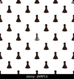 Chess pawn pattern Stock Vector