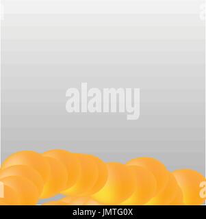 orange circle shape on white grey background,vector Illustration EPS10 Stock Vector