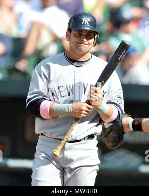 New York Yankees Catcher Francisco Cervelli (#29). The Yankees defeated the  Mets 2-1in the game played at Citi fied in Flushing, New York. (Credit  Image: © Anthony Gruppuso/Southcreek Global/ZUMApress.com Stock Photo 