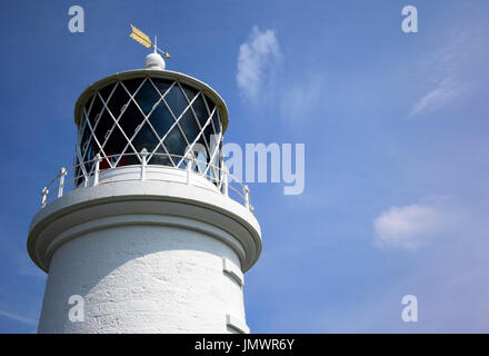 The lighthouse, Caldey Island, Pembrokeshire, Wales, Europe Stock Photo