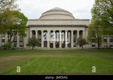 Killian court and main building with great dome MIT massachusetts institute of technology Boston USA Stock Photo