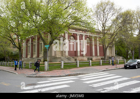 lowell lecture hall harvard university Boston USA Stock Photo