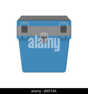 Vector illustration of tackle box Stock Vector