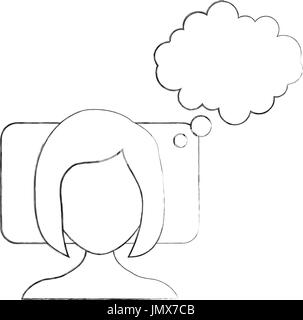 Cartoon style young woman sleeping Stock Vector Image & Art - Alamy