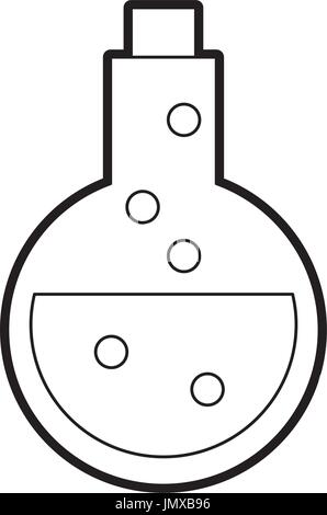 tube test with potion Stock Vector