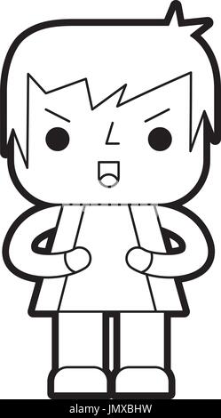 Avatar of a video game warrior Stock Vector