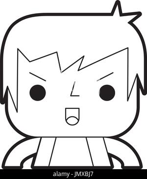 Avatar of a video game warrior Stock Vector