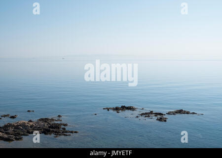 The still waters of the Aegean sea. Greece Stock Photo
