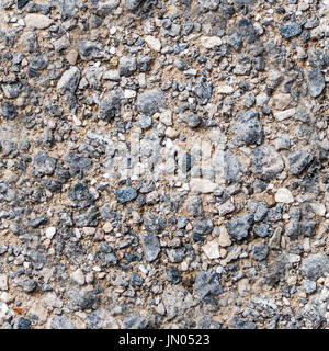 seamless beach crushed rocky texture with sand. background, pattern Stock Photo