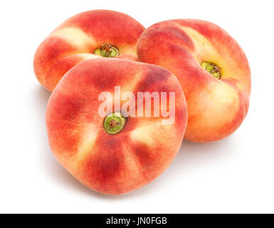 flat peach path isolated Stock Photo