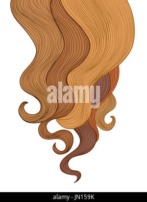 Hair background. Beauty salon poster. Stock Photo