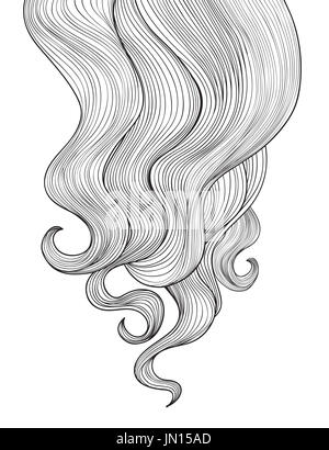 Hair background Stock Photo