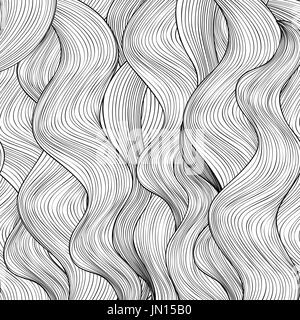 Hair outlined background Stock Photo