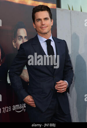 West Hollywood, USA. 27th July, 2017. 28 July 2017 - West Hollywood, California - Matt Bomer. ''The Last Tycoon'' Los Angeles Premiere held at at Harmony Gold Theatre. Photo Credit: F. Sadou/AdMedia Credit: F. Sadou/AdMedia/ZUMA Wire/Alamy Live News Stock Photo