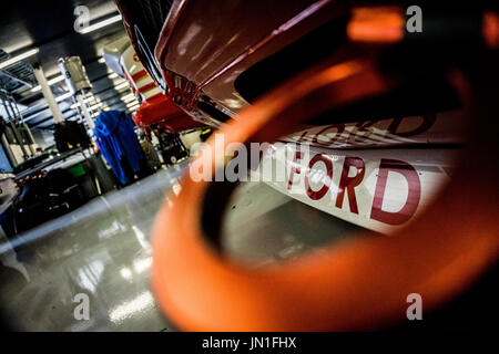 Towcester, Northamptonshire, UK. 29th July, 2017. Silverstone Classic Motor Racing Festival at Silverstone Circuit (Photo by Gergo Toth / Alamy Live News) Stock Photo