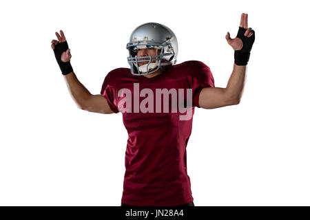 Man Wearing American Football Kit Stock Photo - Image of professional,  competitive: 35172590