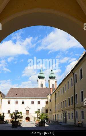 Abbey of Lambach monastery, Lambach, Zentralraum, Oberösterreich, Upper Austria, Austria Stock Photo