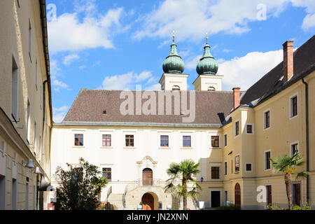 Abbey of Lambach monastery, Lambach, Zentralraum, Oberösterreich, Upper Austria, Austria Stock Photo