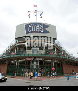 Chicago Cubs merchandise for sale at a street vendor location at a corner  just across the street from Wrigley Field. Chicago, Illinois, USA Stock  Photo - Alamy