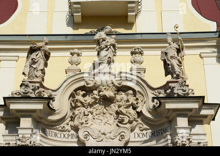 Abbey of Lambach monastery, Lambach, Zentralraum, Oberösterreich, Upper Austria, Austria Stock Photo