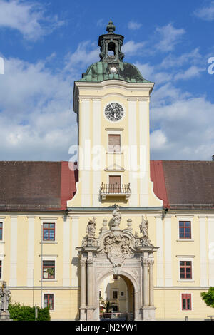 Abbey of Lambach monastery, Lambach, Zentralraum, Oberösterreich, Upper Austria, Austria Stock Photo