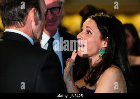 Actress Julia Louis-Dreyfus during the White House Correspondents' Association (WHCA) annual dinner in Washington, District of Columbia, U.S., on Saturday, April 27, 2013. .Credit: Pete Marovich / Pool via CNP