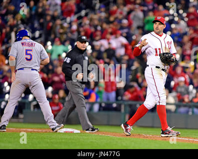 Washington Nationals' Ryan Zimmerman stands in the batter's box during a  baseball game against the New York Mets, Wednesday, Sept. 4, 2019, in  Washington. (AP Photo/Patrick Semansky Stock Photo - Alamy
