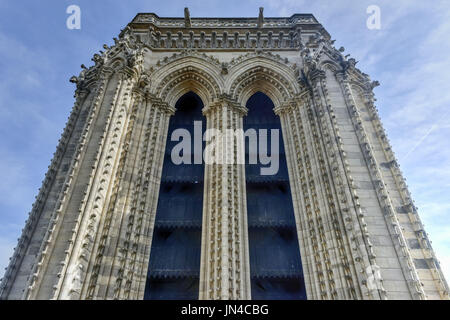 The famous Notre Dame de Paris, Cathedral in France. Stock Photo